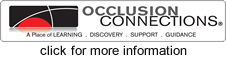 The image shows a logo with text that reads 'OCCULSION CONNECTIONS' followed by a tagline 'A PLACE OF LEARNING, DISCOVERY SUPPORT.' Below this, there's an additional line of text stating 'DISCOVERY SUPPORT.