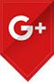 The image features a red and white Google Chrome browser icon with the text 'Google+' and a shield-shaped emblem.